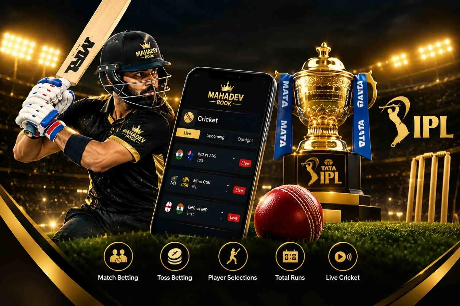 Mahadev Book cricket and IPL betting markets