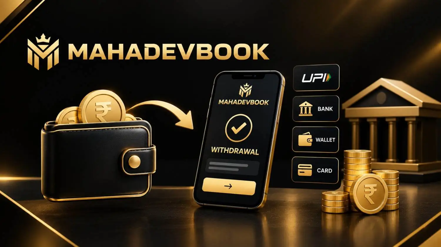 Mahadev Book withdrawal methods and winnings payments